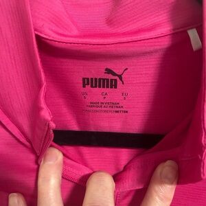NWT Puma Pink golf shirt-Long Sleeve Tee